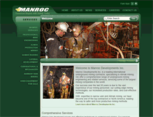 Tablet Screenshot of manroc.com
